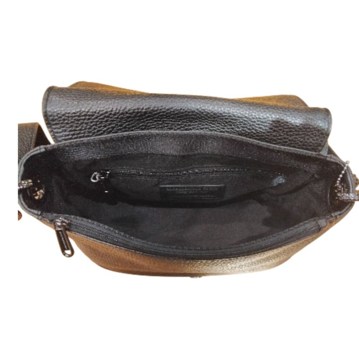 MANDARINA DUCK MELLOW LEATHER Handtasche nero